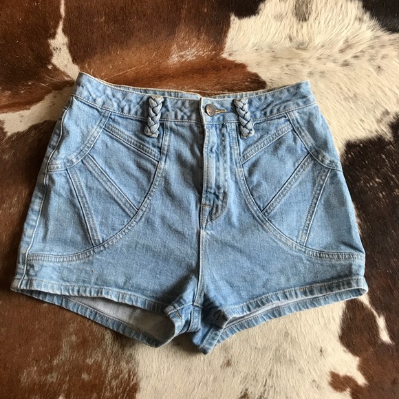70's jean shorts